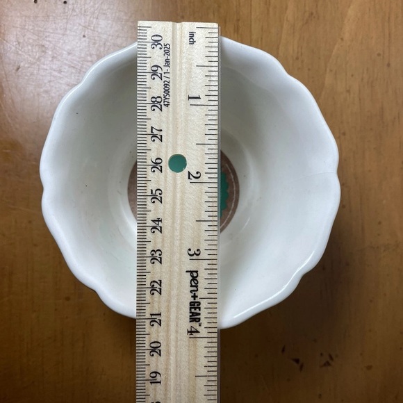 Pioneer Woman Flea Market Ramekins 4" Green Floral Burst Set Of 2 Rare New - Picture 9 of 10